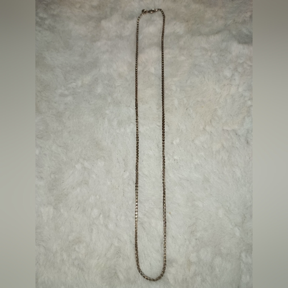 16 inch Sterling Silver Box Chain 925/Italy